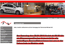 Tablet Screenshot of fahrschule-alt.com